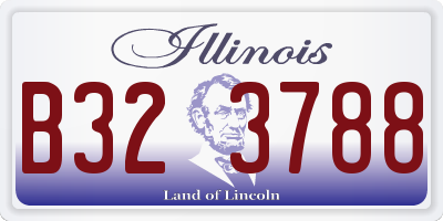 IL license plate B323788