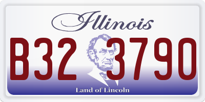 IL license plate B323790