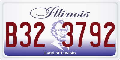 IL license plate B323792