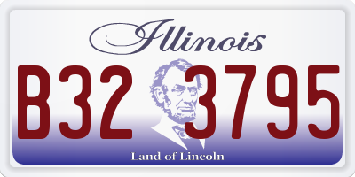 IL license plate B323795