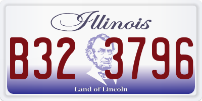 IL license plate B323796