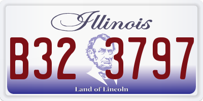 IL license plate B323797