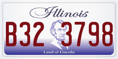IL license plate B323798
