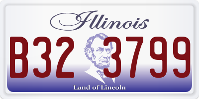 IL license plate B323799