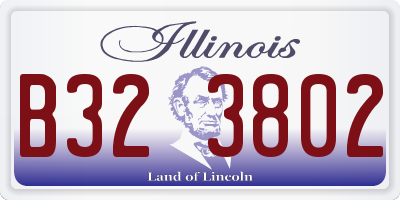 IL license plate B323802
