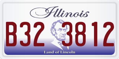 IL license plate B323812