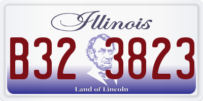 IL license plate B323823