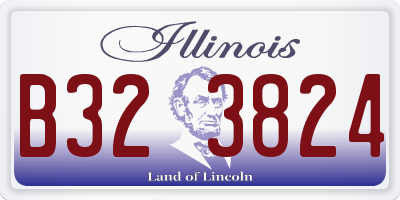 IL license plate B323824