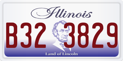 IL license plate B323829