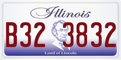 IL license plate B323832