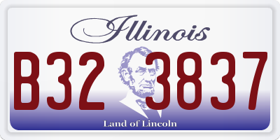 IL license plate B323837