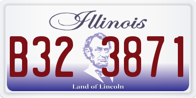 IL license plate B323871