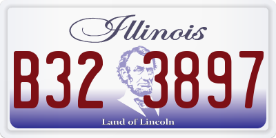 IL license plate B323897