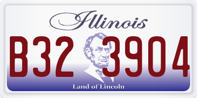 IL license plate B323904