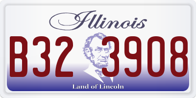 IL license plate B323908