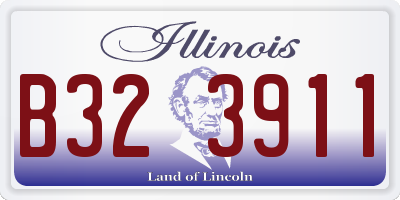 IL license plate B323911