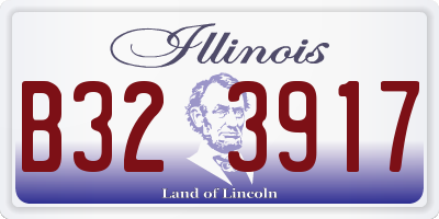 IL license plate B323917