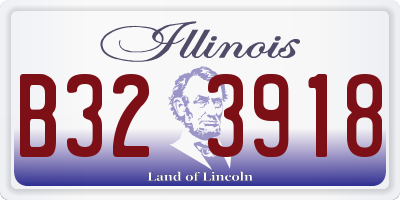 IL license plate B323918