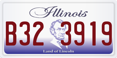 IL license plate B323919