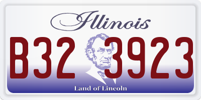 IL license plate B323923