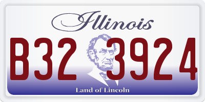 IL license plate B323924