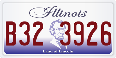IL license plate B323926