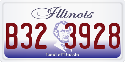IL license plate B323928