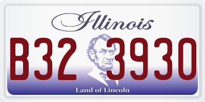 IL license plate B323930