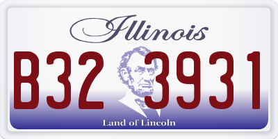 IL license plate B323931
