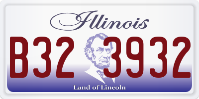 IL license plate B323932