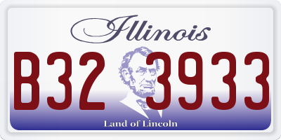 IL license plate B323933