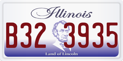 IL license plate B323935