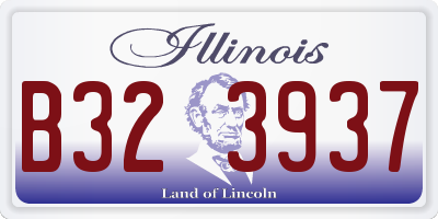 IL license plate B323937