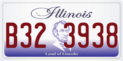 IL license plate B323938