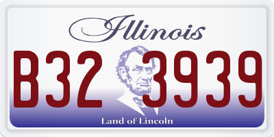 IL license plate B323939
