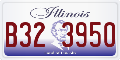 IL license plate B323950