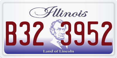 IL license plate B323952