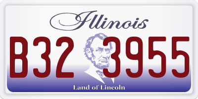 IL license plate B323955