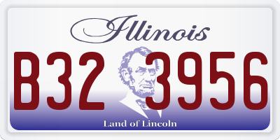 IL license plate B323956