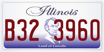 IL license plate B323960