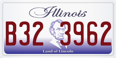 IL license plate B323962