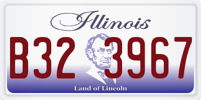 IL license plate B323967