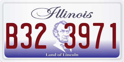 IL license plate B323971