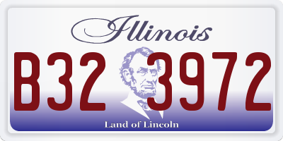 IL license plate B323972