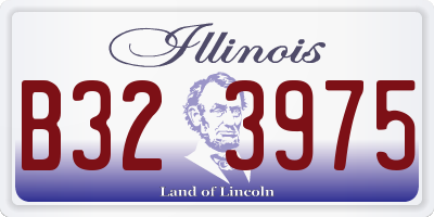 IL license plate B323975