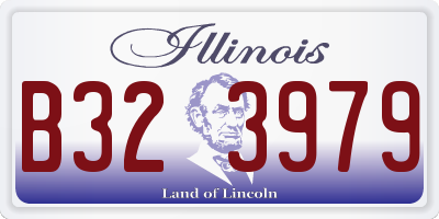 IL license plate B323979