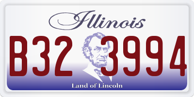 IL license plate B323994