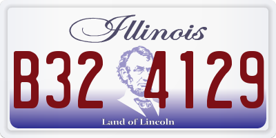 IL license plate B324129