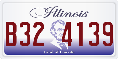 IL license plate B324139
