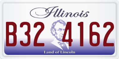 IL license plate B324162